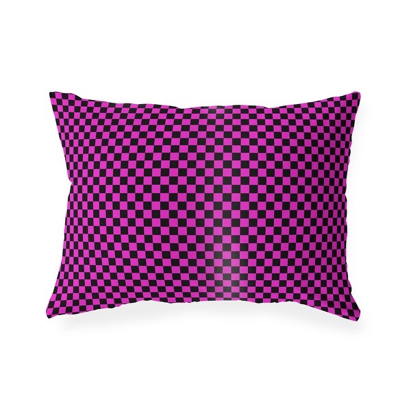 Fuschia best sale lumbar pillow